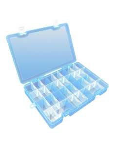 Caja Organizadora de Plástico DUOFIRE 34 Rejillas Azul