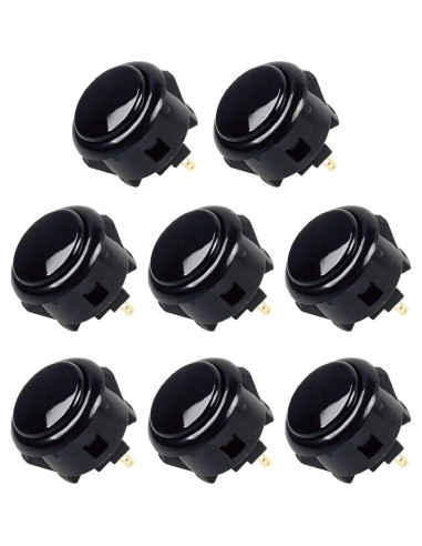 Joystick Sanwa JLF-TP-8YT + 8 Botones OBSF-30 Negro