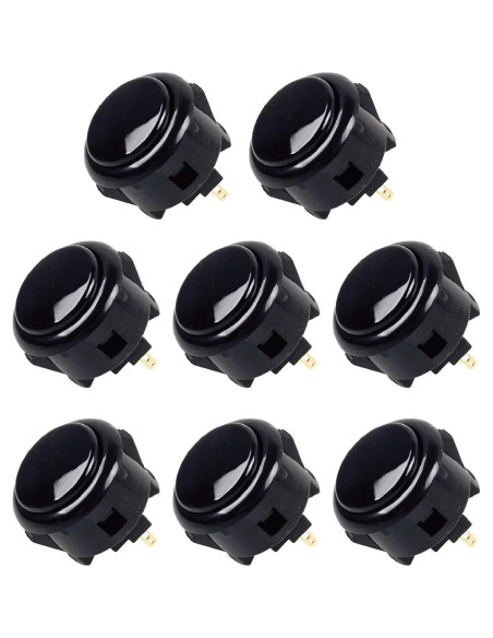 Joystick Sanwa JLF-TP-8YT + 8 Botones OBSF-30 Negro