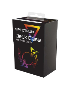 Caja de Cartas BCW Negra Mate para 80 Cartas con Divisores