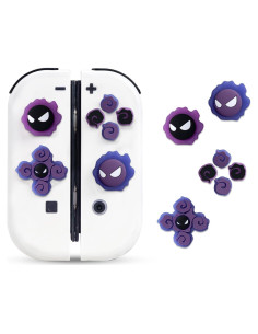 Tapas de Botones D-Pad Jusy para Nintendo Switch OLED 3D