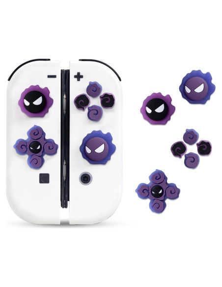 Tapas de Botones D-Pad Jusy para Nintendo Switch OLED 3D