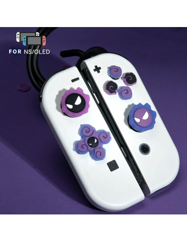 Tapas de Botones D-Pad Jusy para Nintendo Switch OLED 3D
