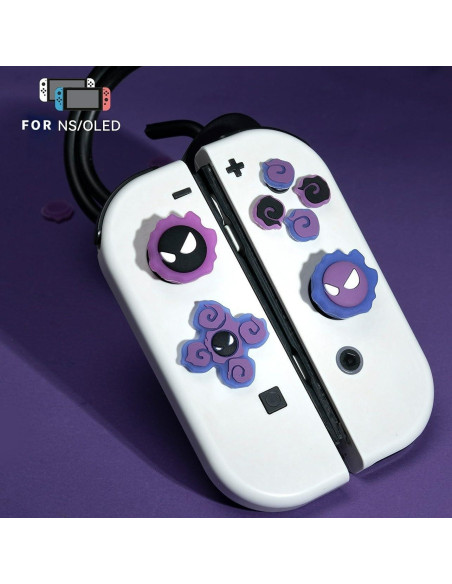 Tapas de Botones D-Pad Jusy para Nintendo Switch OLED 3D
