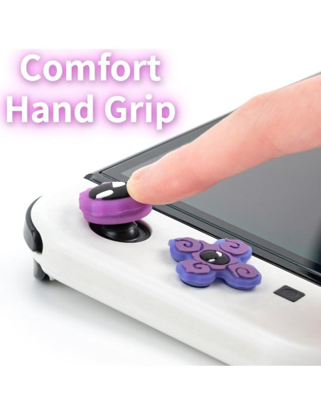 Tapas de Botones D-Pad Jusy para Nintendo Switch OLED 3D
