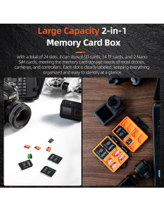 Estuche Universal Lichifit para Tarjetas de Memoria 24 Ranuras 2