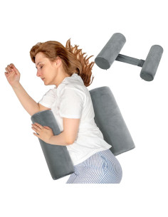 Almohada Corporal BALAPET Antisnore Grande Gris Espuma Viscoelástica