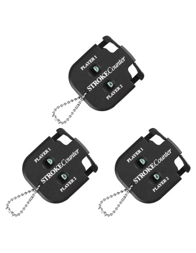 Paquete de 3 Contadores de Golpes de Golf Huakaile Digital