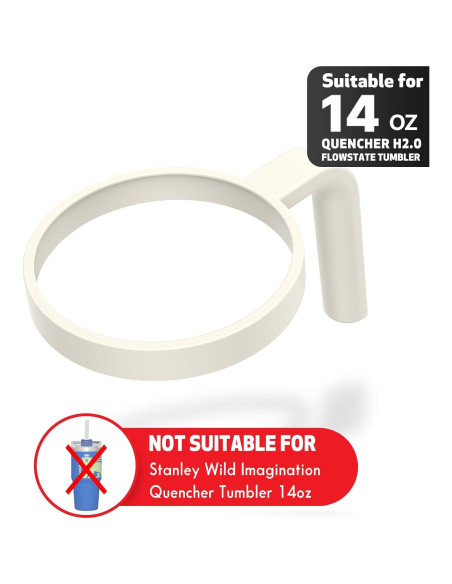 Mangos para Taza Stanley 14oz Quencher H2.0 Wefanify - Paquete de 2