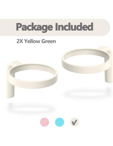 Mangos para Taza Stanley 14oz Quencher H2.0 Wefanify - Paquete de 2