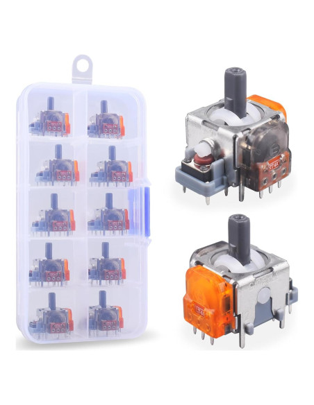 Joystick Electromagnético TMR para Xbox/PS5/PS4/Switch - 10 Piezas