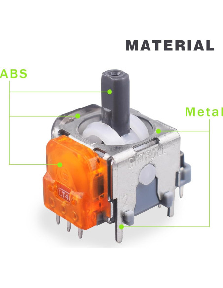 Joystick Electromagnético TMR para Xbox/PS5/PS4/Switch - 10 Piezas