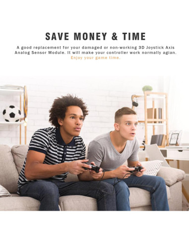 Joystick Electromagnético TMR para Xbox/PS5/PS4/Switch - 10 Piezas