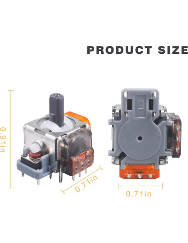 Joystick Electromagnético TMR para Xbox/PS5/PS4/Switch - 10 Piezas