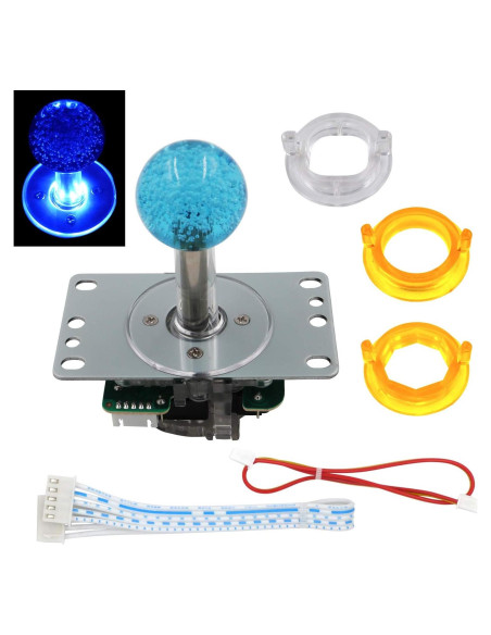 Joystick LED SJ@JX para Arcade Estilo SANWA 5V Iluminado