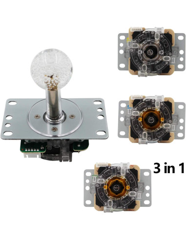 Joystick LED SJ@JX para Arcade Estilo SANWA 5V Iluminado