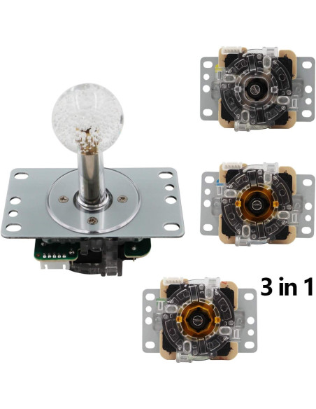 Joystick LED SJ@JX para Arcade Estilo SANWA 5V Iluminado