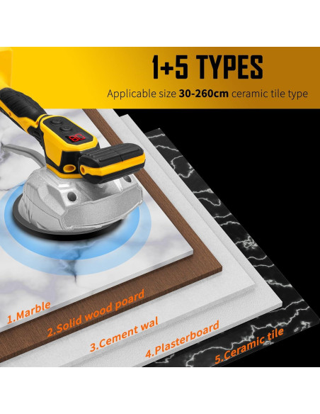 Máquina de Nivelación de Azulejos Inalámbrica EXORM 20V
