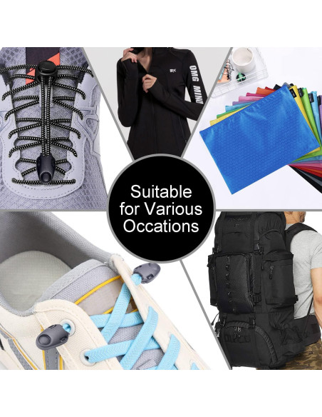 20 Cierres de Cremallera Plástico Negro CooBigo 27.5x17.5mm