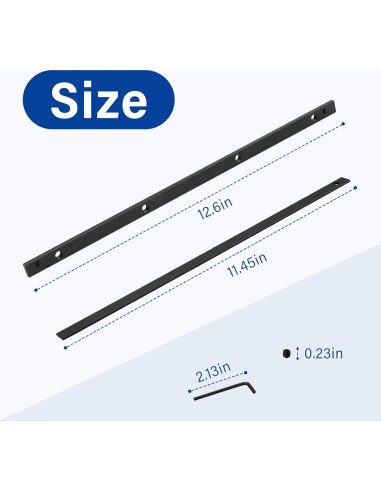 Kit Conector Riel de Guía Sierra Xinxinlin P-45777 99-299 cm