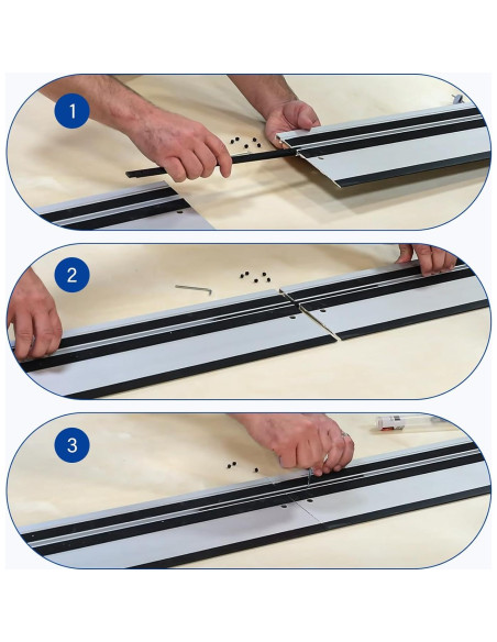 Kit Conector Riel de Guía Sierra Xinxinlin P-45777 99-299 cm