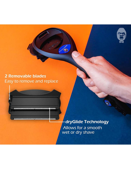 Afeitadora de Espalda BakBlade 2.0 para Hombres - Ergonómica y Segura