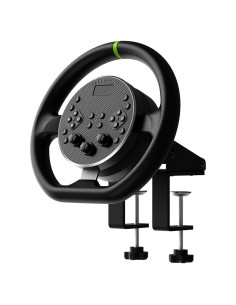 Volante de Carreras CAMMUS con Soporte y Retroalimentación - Negro