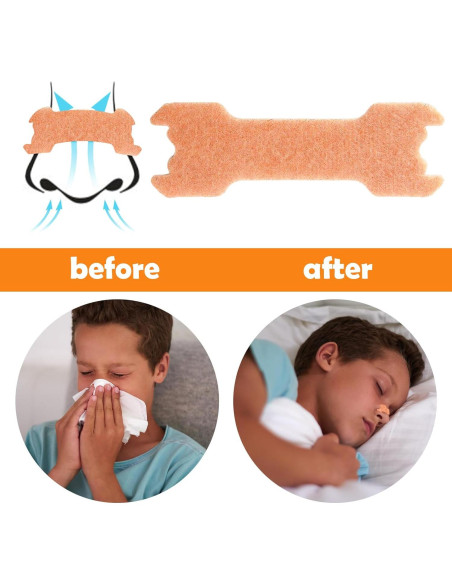 30 Tiras Nasales para Niños CMINAUS - Alivio Congestión