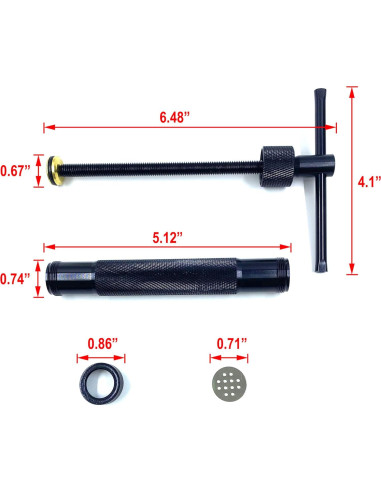 Extrusora de Acero Inoxidable HEVERP para Decorar Pasteles