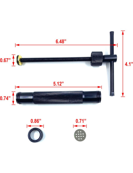 Extrusora de Acero Inoxidable HEVERP para Decorar Pasteles