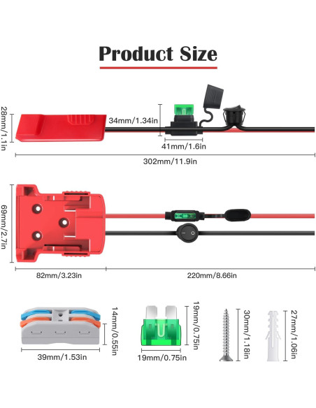 Adaptador de Batería Power Wheel CHoiKWong 3 Paquetes 18V