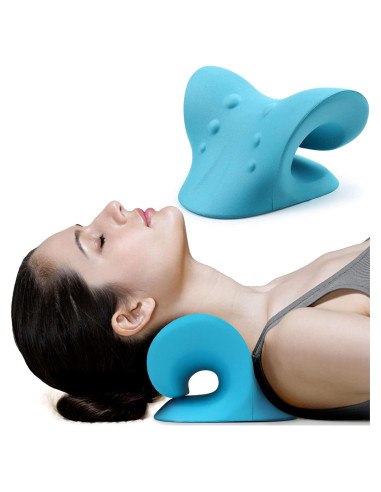 Relajante de Cuello Restcloud - Dispositivo de Tracción Cervical Azul