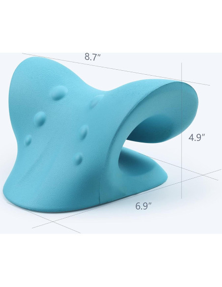 Relajante de Cuello Restcloud - Dispositivo de Tracción Cervical Azul