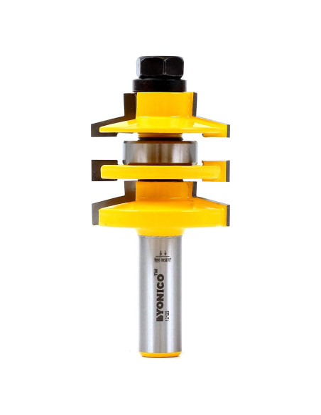 Juego de Brocas de Router Biseladas Yonico 1/2" para Gabinetes Juego de Brocas de Router Biseladas Yonico 1/2" para Gabinetes