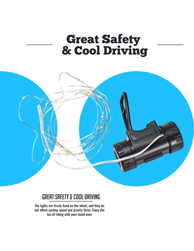 Luces LED para Radios de Bicicleta Banana Bike - Juego de 1
