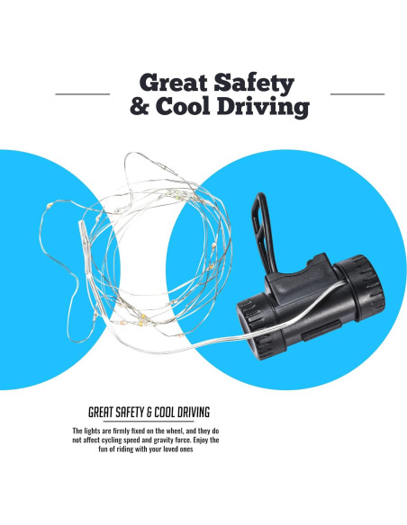 Luces LED para Radios de Bicicleta Banana Bike - Juego de 1