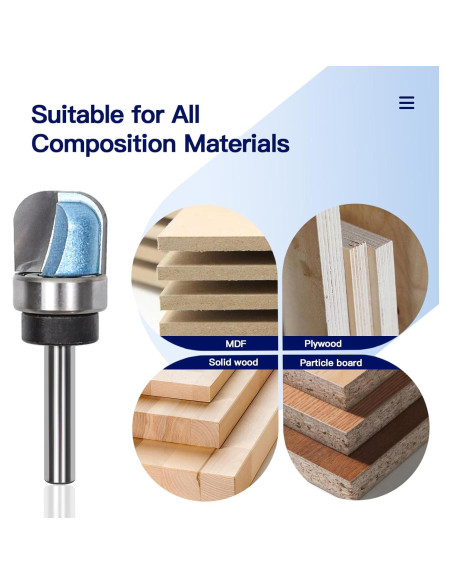 Broca de Router KEENTECH 1/2" Mango x 32mm Diámetro