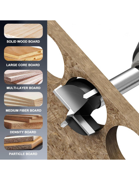 Broca Forstner 38mm YEUTTYX para Madera y Plástico