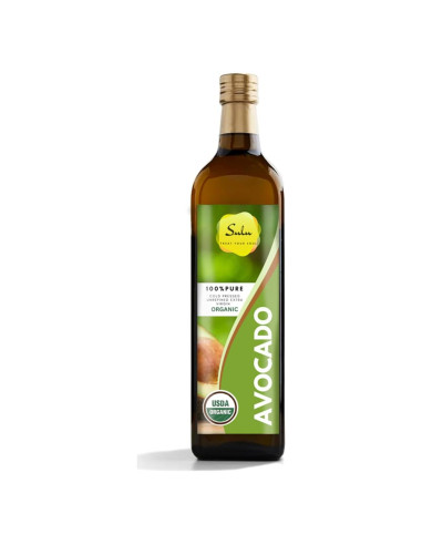 Aceite de Aguacate Orgánico SULU 473 ml Prensado en Frío