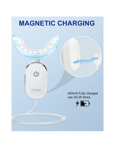 Luz LED Blanqueamiento Dental MySmile 28 Luces Azul USB