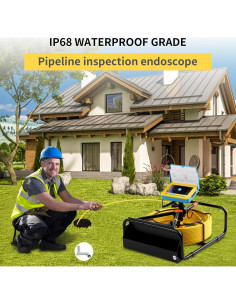 Cámara de Inspección de Drenaje FDGSAB 10M IP68 con DVR 2