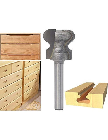 Cortador de Fresado Boxonly 1/2" Mango 25.4mm Diámetro 1"