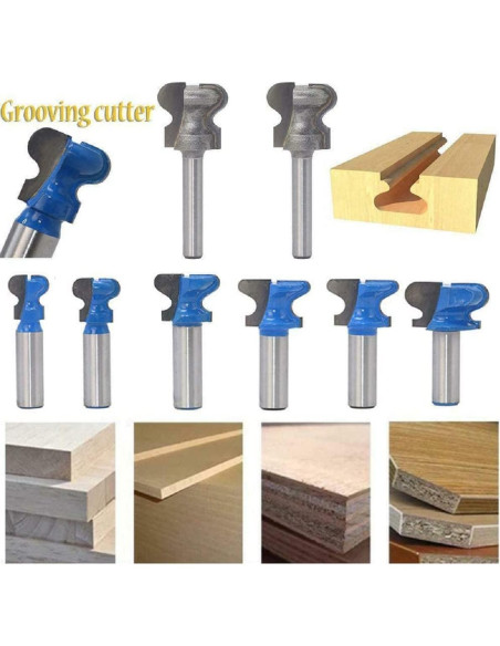 Cortador de Fresado Boxonly 1/2" Mango 25.4mm Diámetro 1"