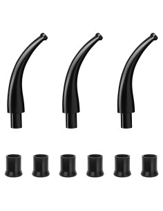 Juego de Pipas Curvadas Joyoldelf - 3 Pipas de Acrílico 9mm