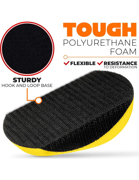 Bloque de Lijado de Mano LEGLO 12.7x7.6x5.1 cm Amarillo