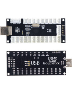 Codificador LED USB SJ@JX para 2 Jugadores de Arcade - PC y Raspberry Pi 2