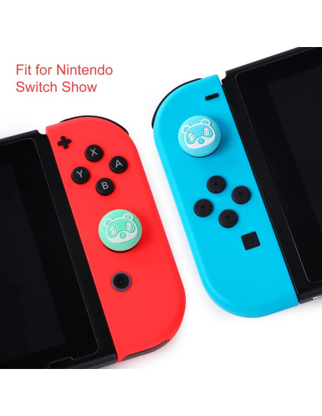 Tscope Cubiertas de Silicona para Joystick Joy-Con Racoon