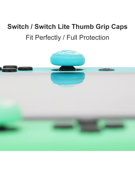 Tscope Cubiertas de Silicona para Joystick Joy-Con Racoon