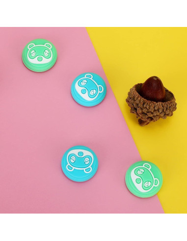 Tscope Cubiertas de Silicona para Joystick Joy-Con Racoon