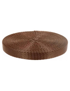 Cinta de Nylon 1/2" Paracord Planet 3.05m Marrón Alta Resistencia